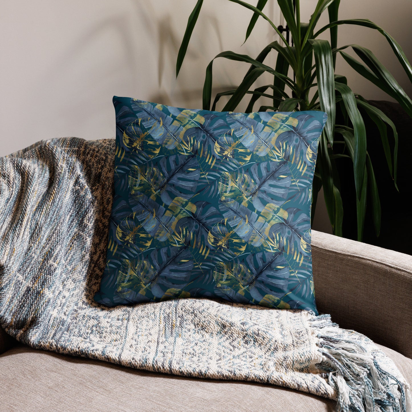 Tropical Tranquility Throw Pillow