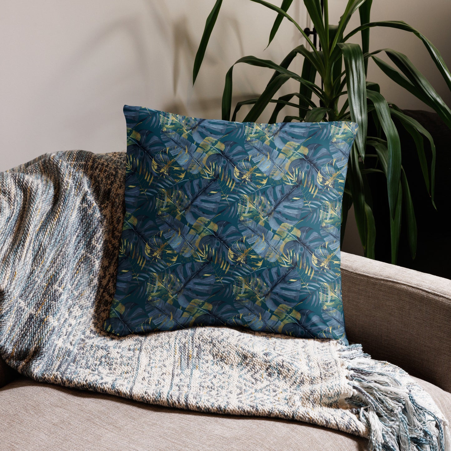 Tropical Tranquility Throw Pillow