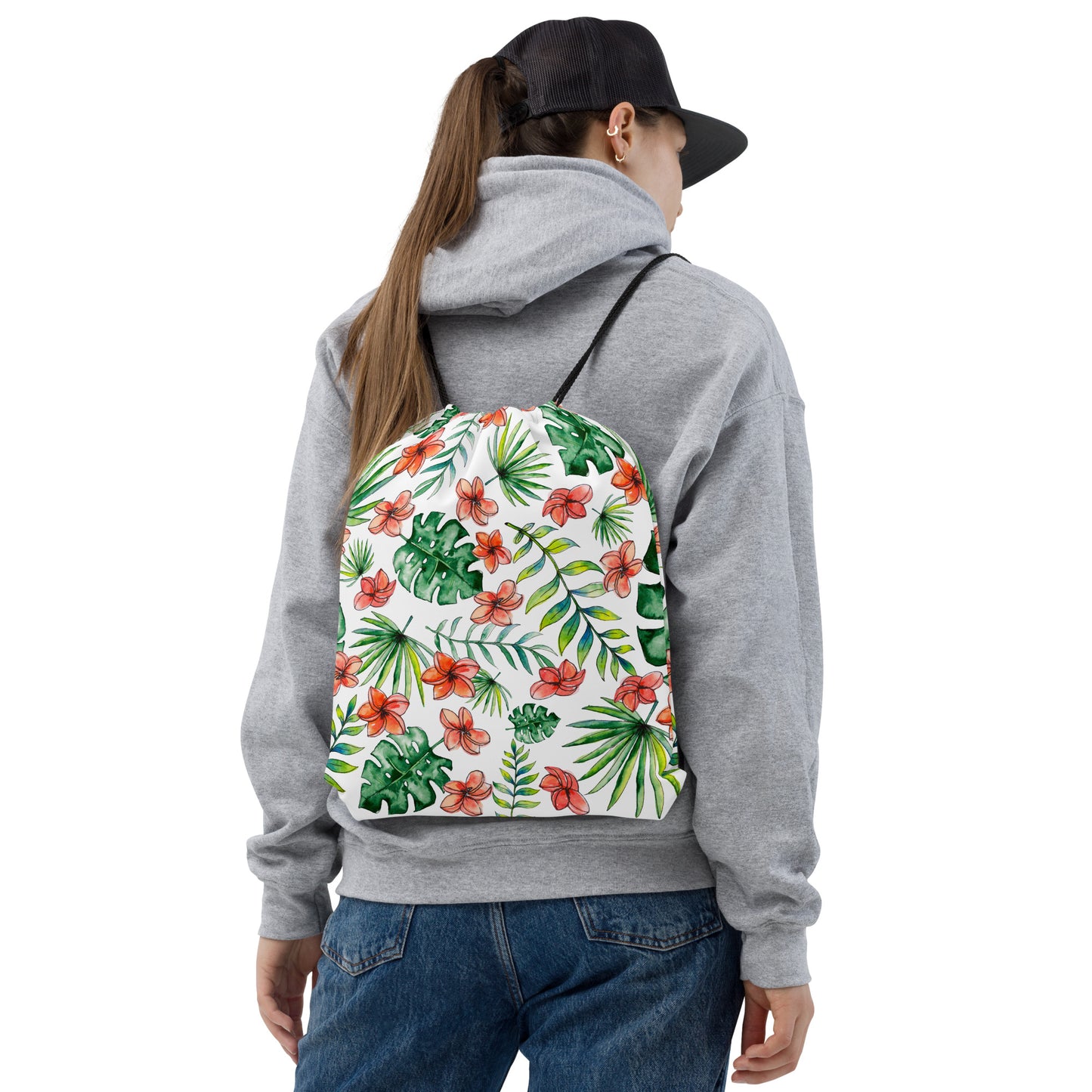 Tropical Paradise Drawstring bag