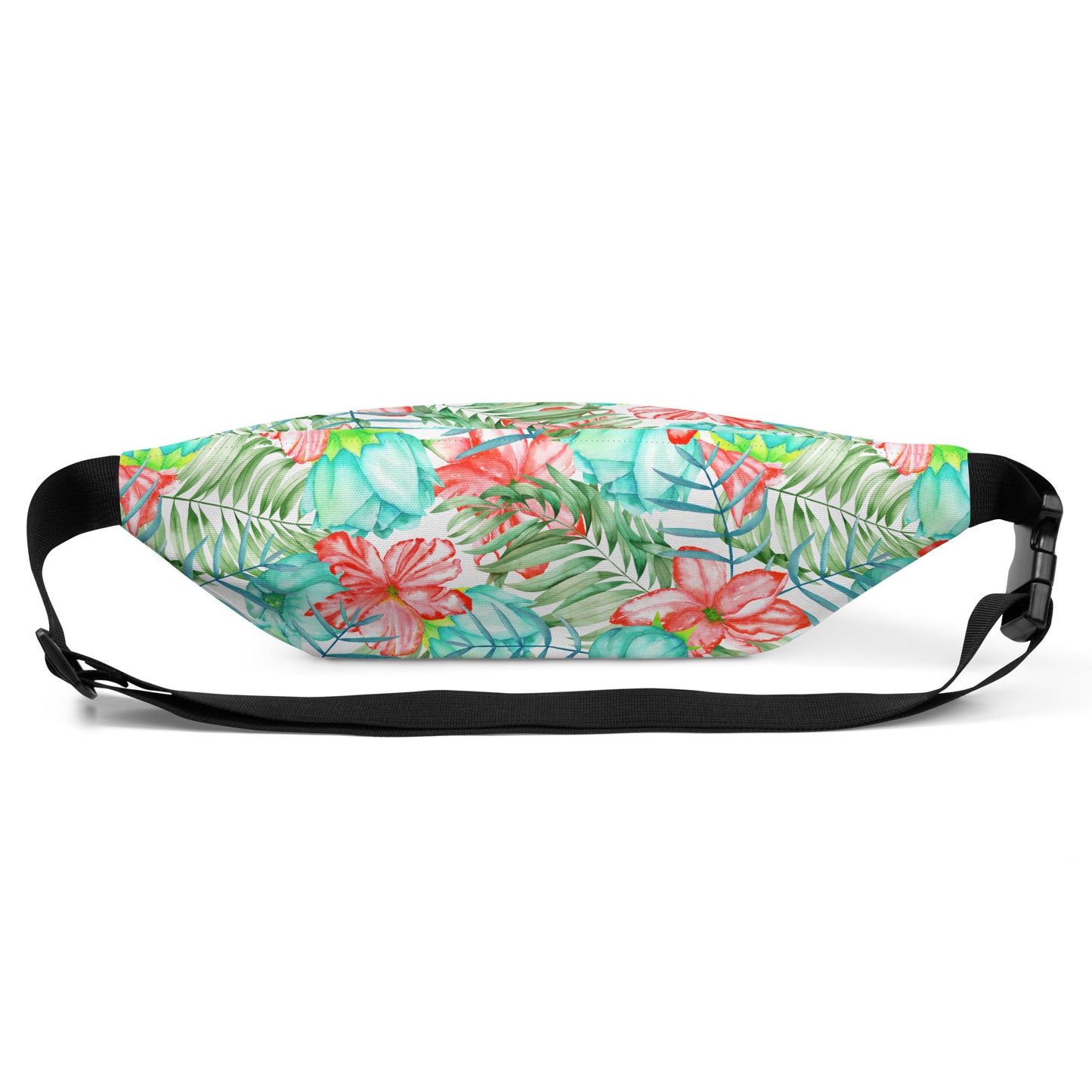 Tropical Flower and Leaf Fanny Pack