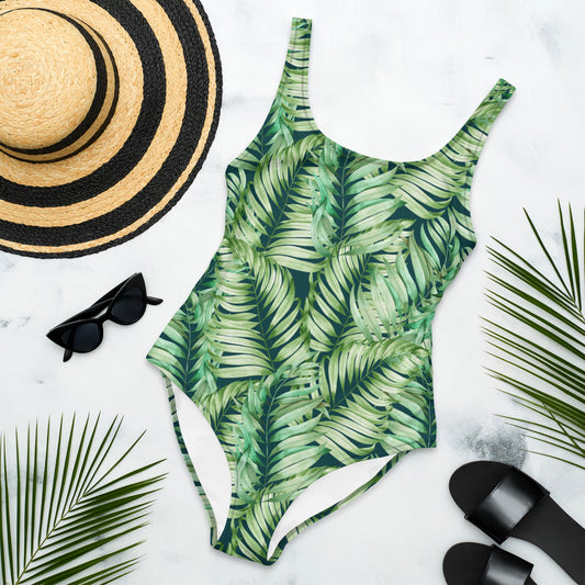 Palm Paradise One-Piece Swimsuit