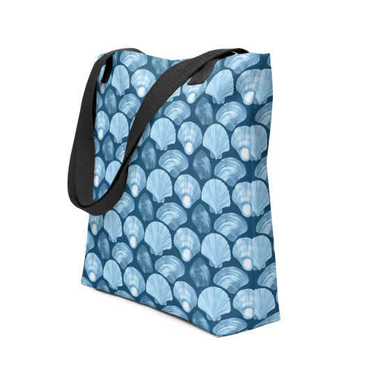 Blue Seashell Tote bag