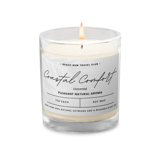 Coastal Comfort Unscented Soy Candle