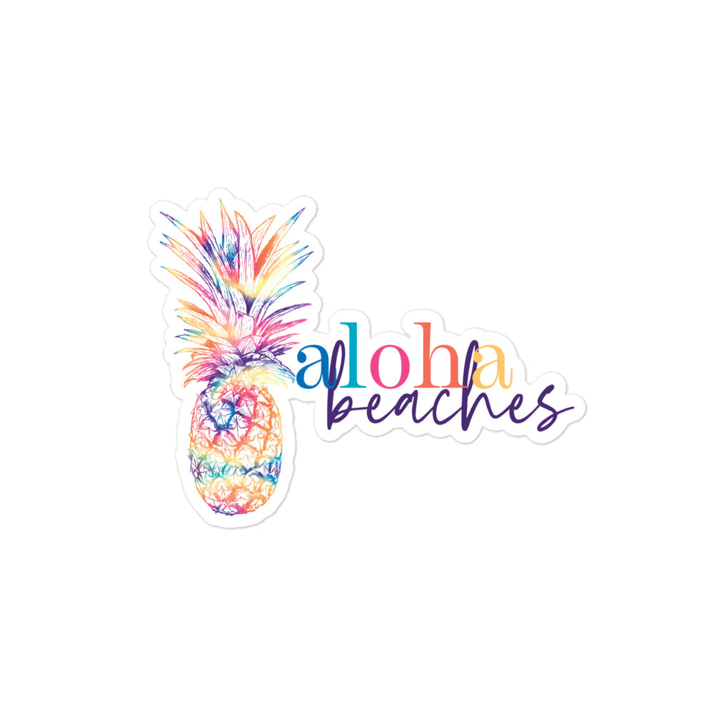 Aloha Beaches Sticker