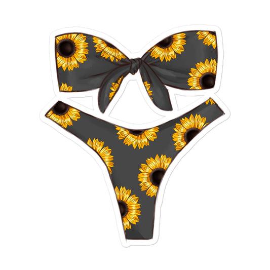 Sunflower Bikini Sticker