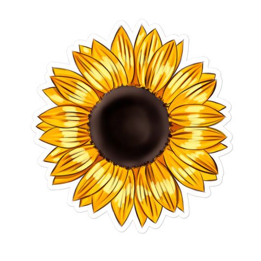 Sunflower Sticker