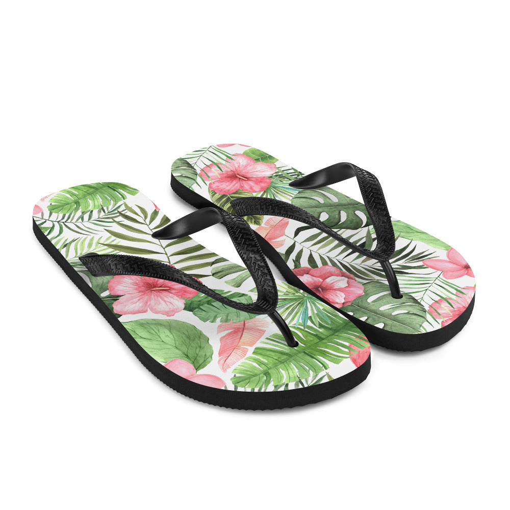 Tropical Vibes Flip Flops