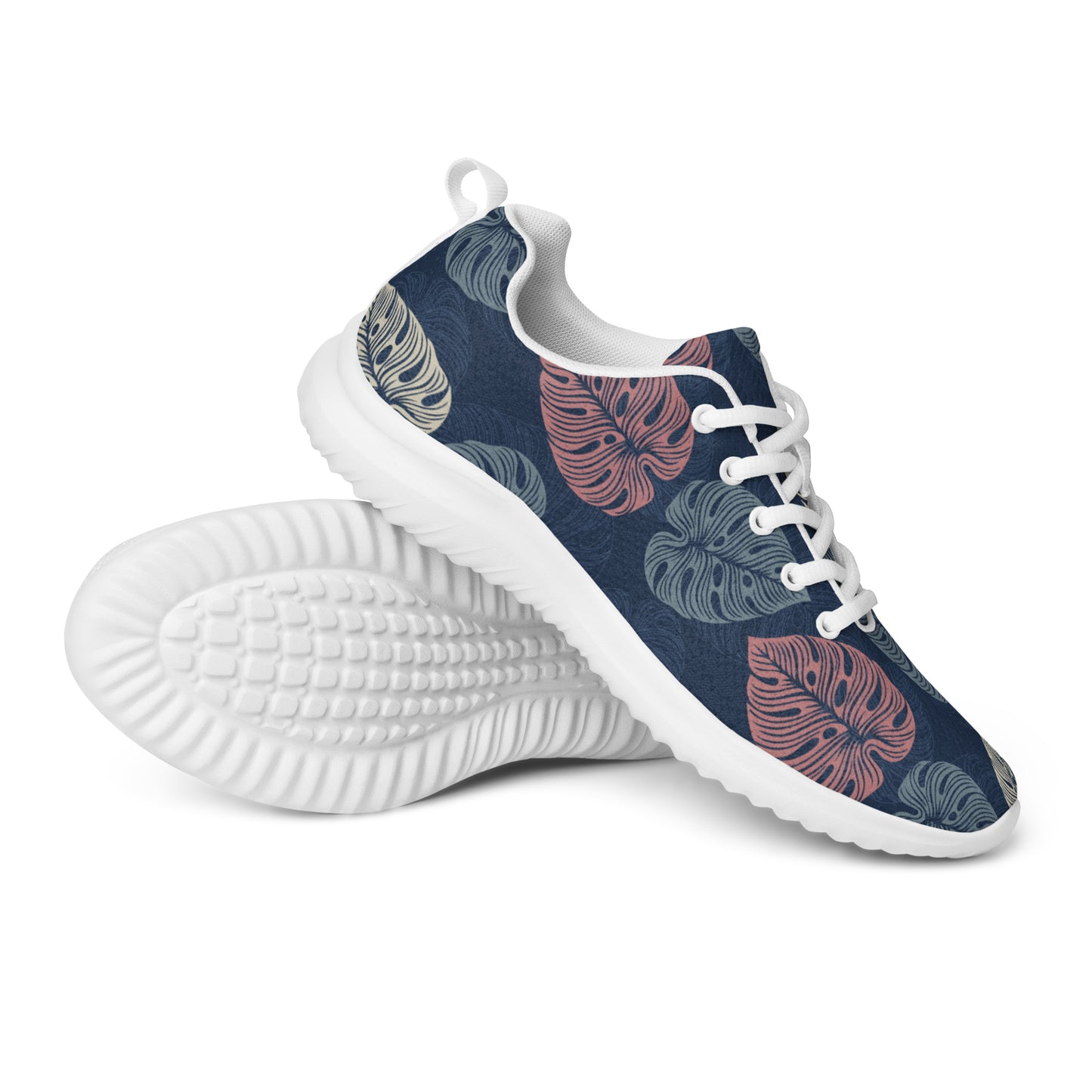 Monstera Leaves Women's Athletic Shoes